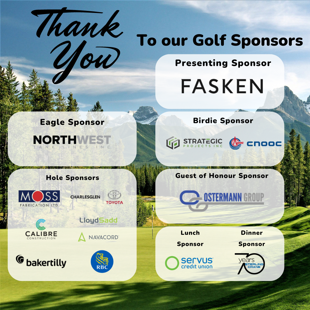 List of our Golf Sponsors